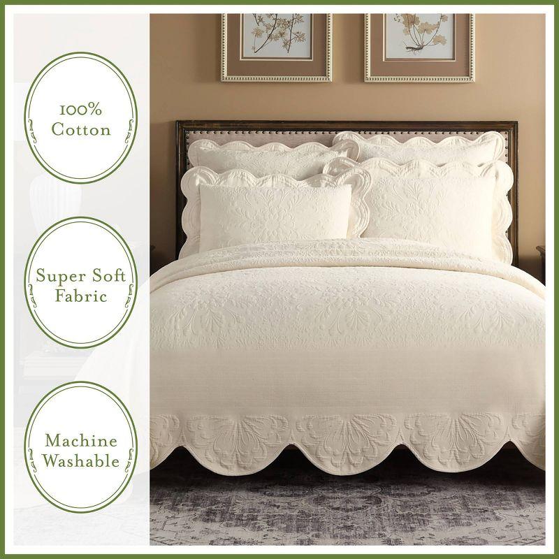 Historic Charleston Charleston Estate Bedspread, Floral Bedding