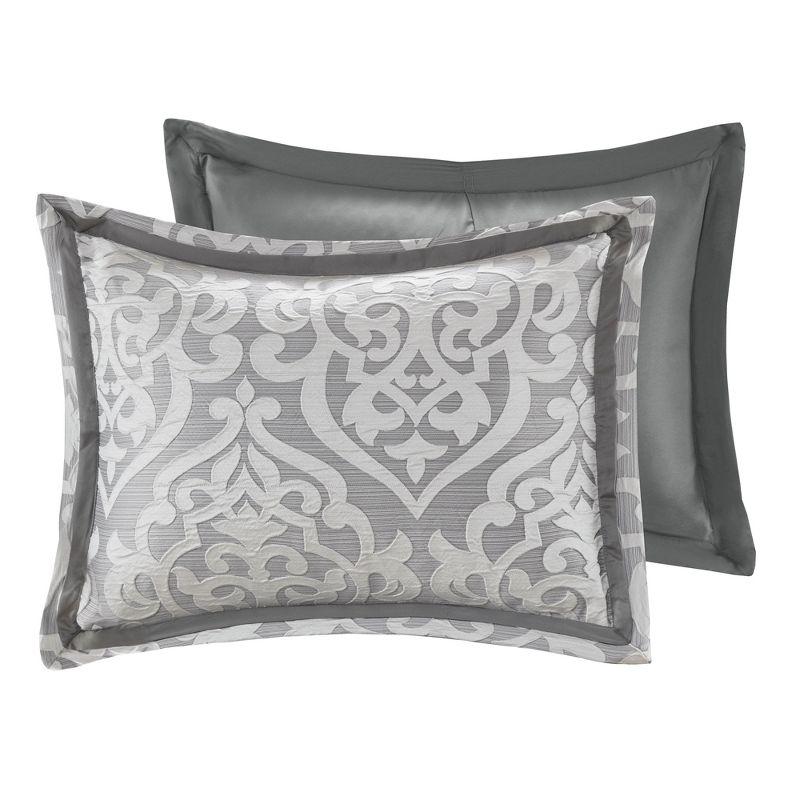 Madison Park Odette Jacquard 8 Piece Comforter Set