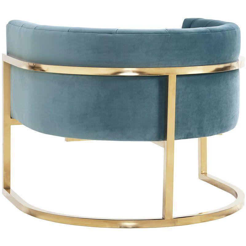Velvet Barrel Chair
