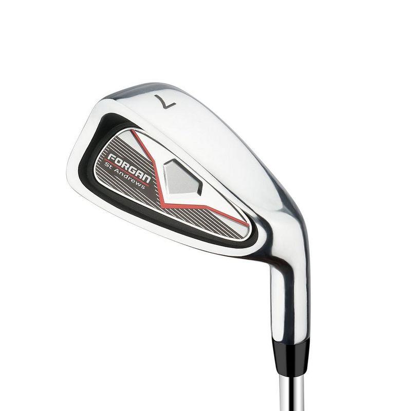 Forgan F100 Golf Clubs Set with Bag, Graphite/Steel, Regular, Mens Right Hand
