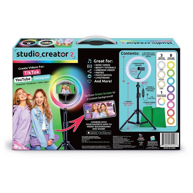 Studio Creator Video Maker 2 - Canal Toys: Creator Kit for Girls Age 8+, DIY Art & Craft Activity, Includes Light
