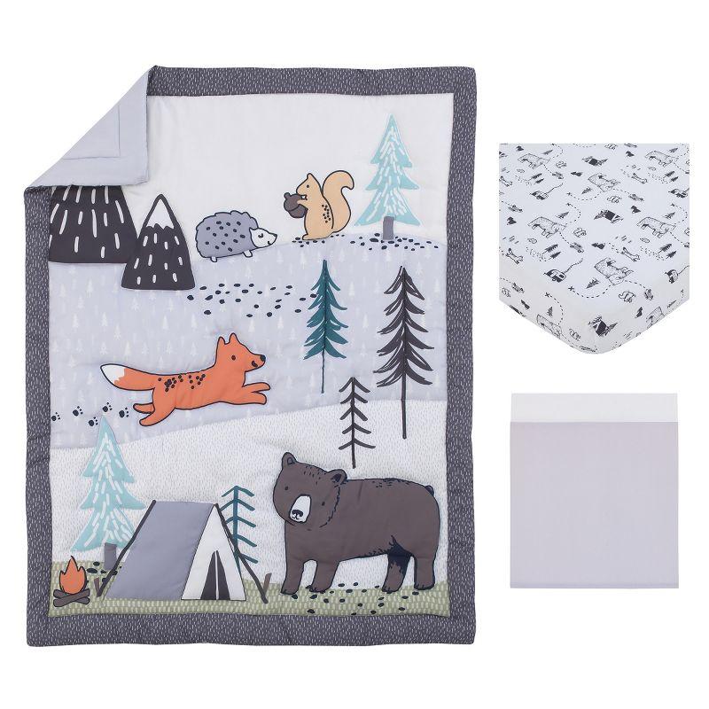 Carter's Woodland Friends 3 Piece Nursery Crib Bedding Set