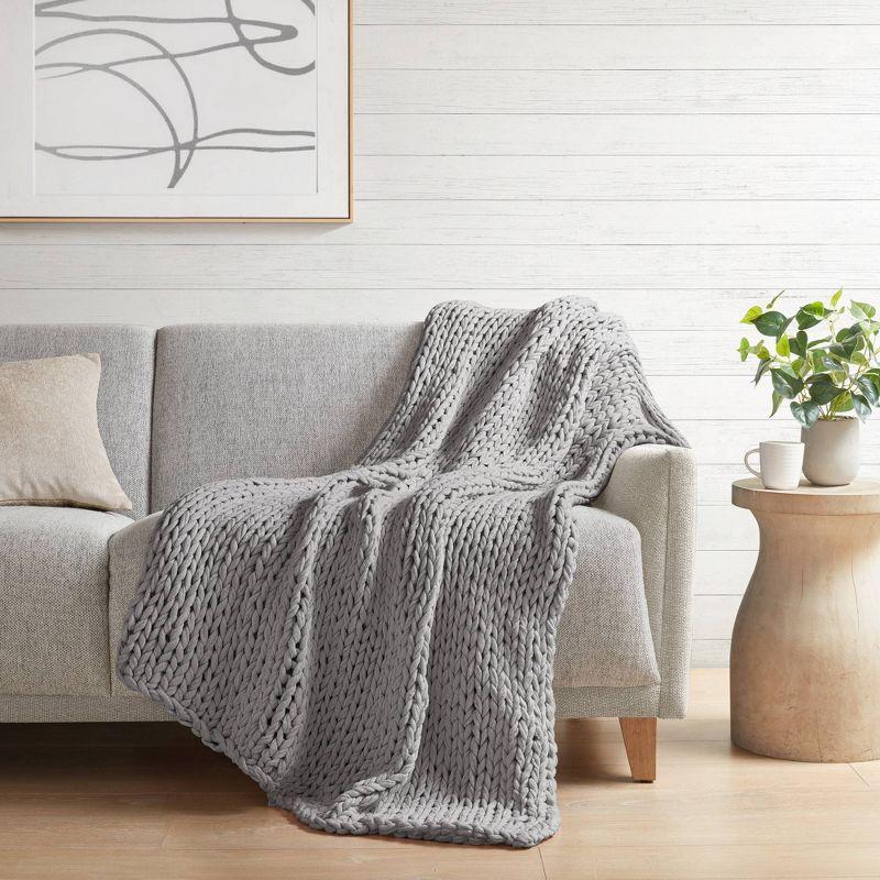 Madison Hand Made Chunky Double Knit Throw Blanket