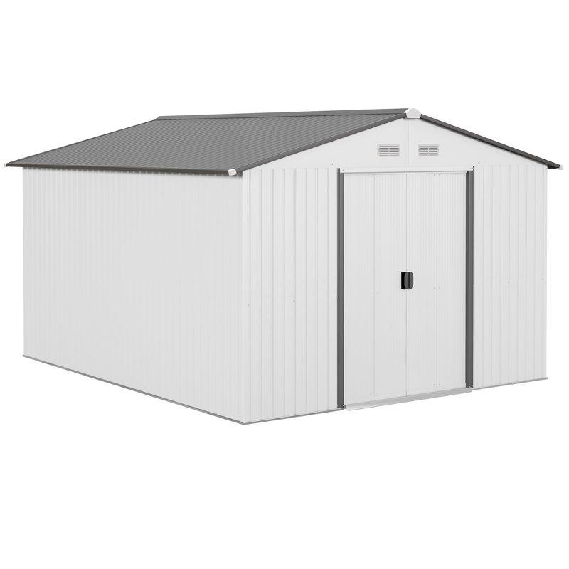 11 ft. W x 13 ft. D Stainless Steel Tool Shed