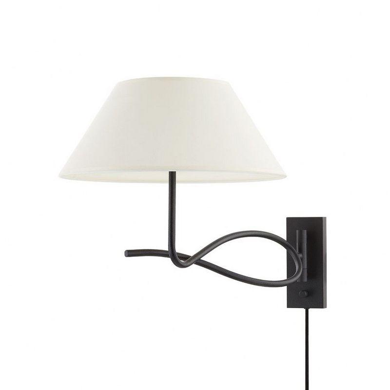 Alameda Plug-In Sconce by Colin King x Troy Lighting - Black