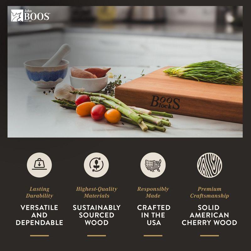 John Boos 18"x12" Reversible Cherry Cutting Board