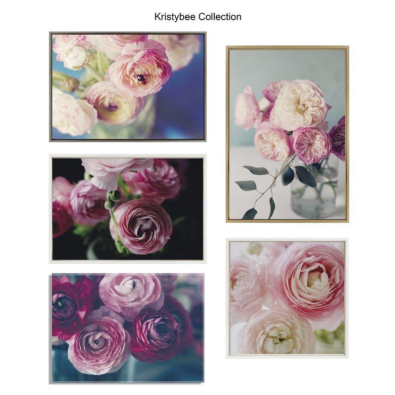 Kate and Laurel Sylvie Yours Truly Framed Canvas by Kristy Campbell, 23x33, White