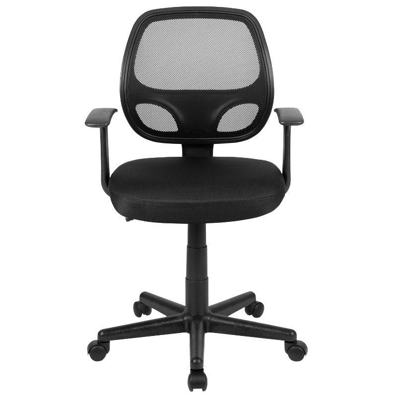 Flash Furniture Flash Fundamentals Mid-Back Mesh Swivel Ergonomic Task Office Chair with Arms