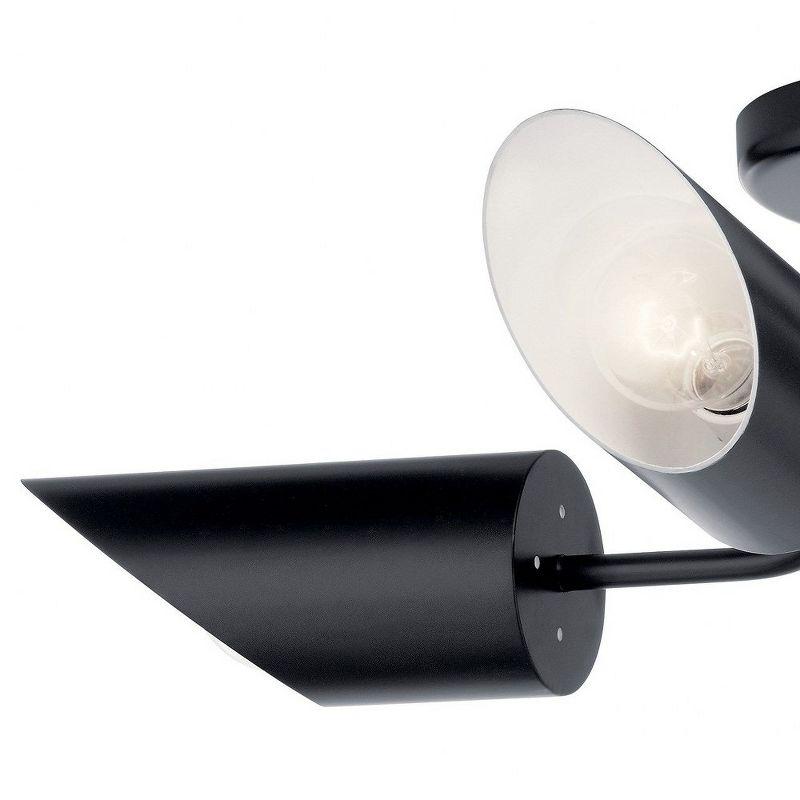 Kichler Lighting Trentino 4 - Light Semi-Flush Mount in  Black