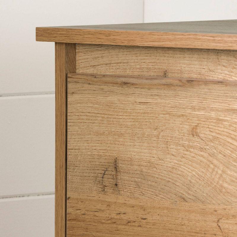 Tassio Country Cottage Nordik Oak 1-Drawer Nightstand