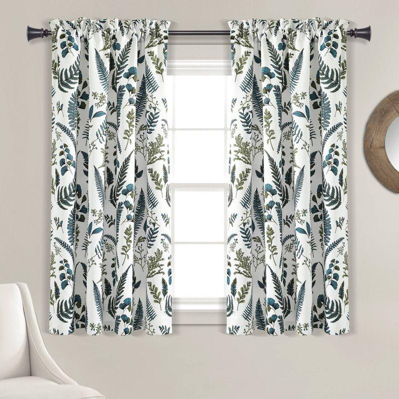 Devonia Polyester Room Darkening Curtain Pair (Set of 2)