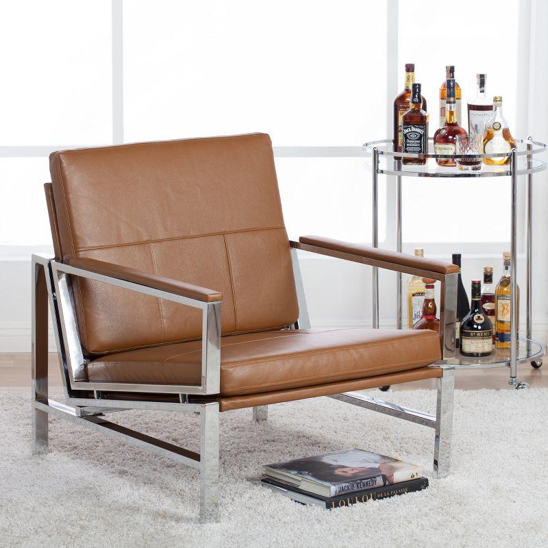 Varnado Faux Leather Armchair