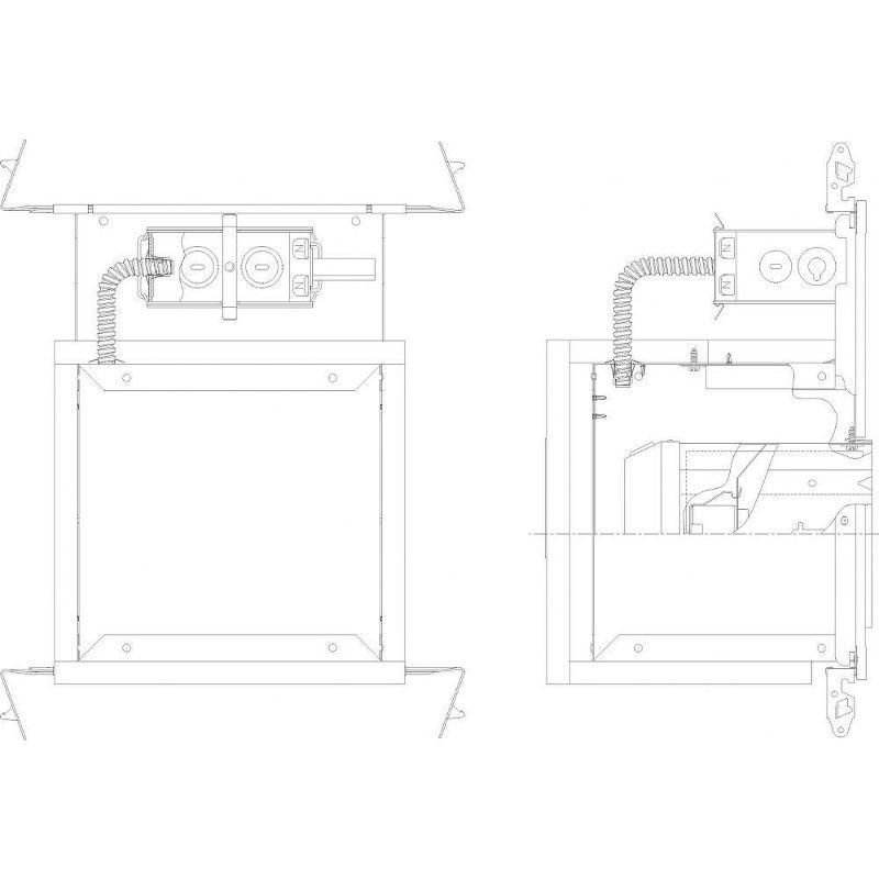 Progress Lighting P85-FB Firebox New Construction Fire Rated Ceilings Recessed Housing