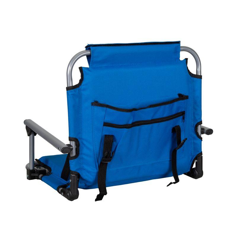 Stansport Tubular Frame Folding Stadium Seat with Arms