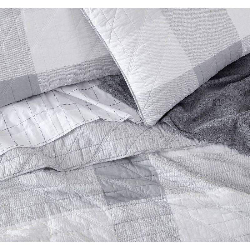 Eddie Bauer Eddie Bauer Boulder Plaid Cotton Green Quilt Set