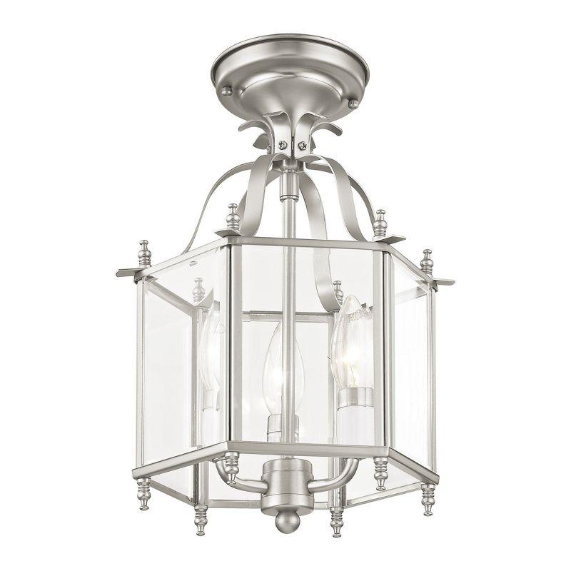 Livex Lighting Livingston 3 - Light Chandelier in  Brushed Nickel