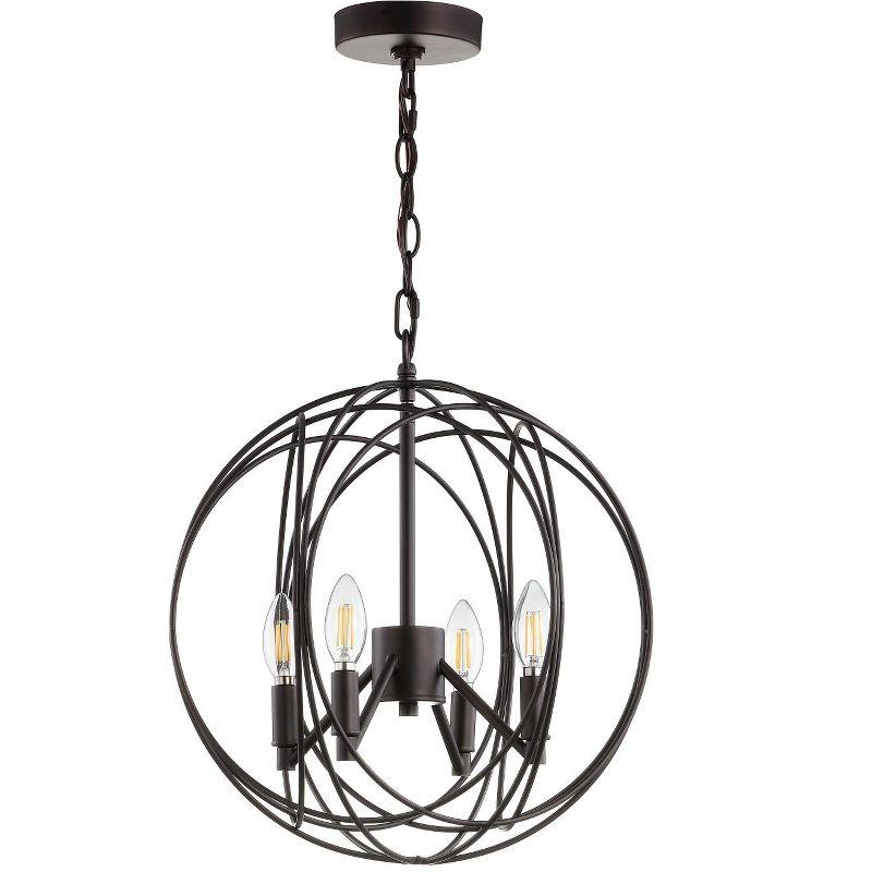 Cason 4 Light 15.75" Pendant - PND4055 - Brass - Safavieh