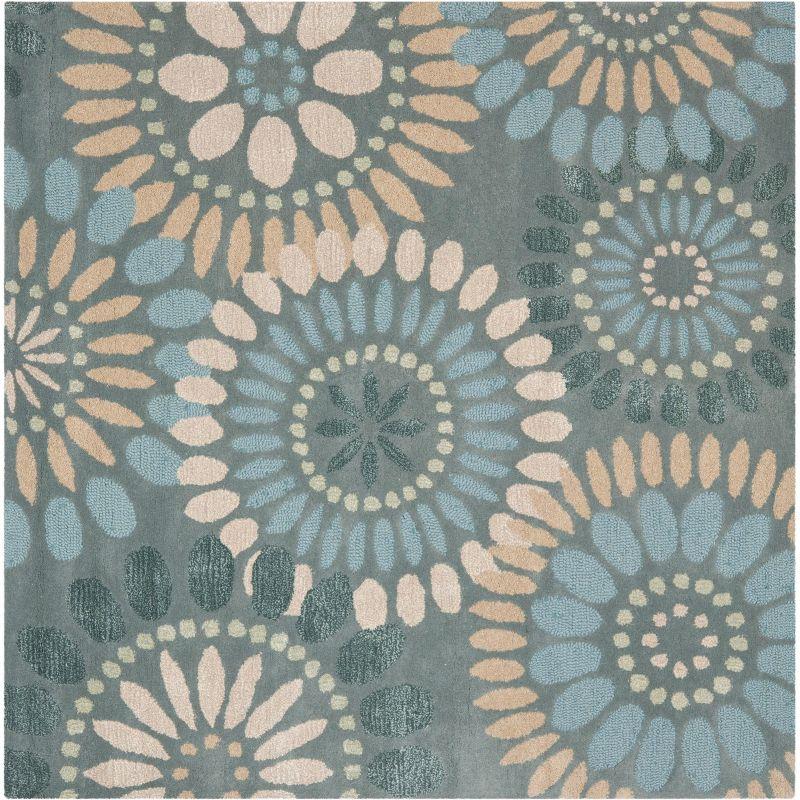 World Menagerie Arber Jardin Hand Tufted Wool Floral Rug
