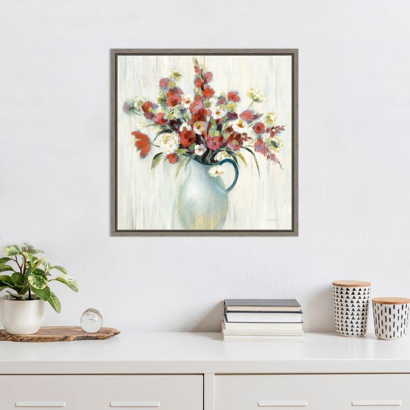 Amanti Art Coastal Bouquet Autumn by Silvia Vassileva Canvas Wall Art Print Framed 22 x 22-in.