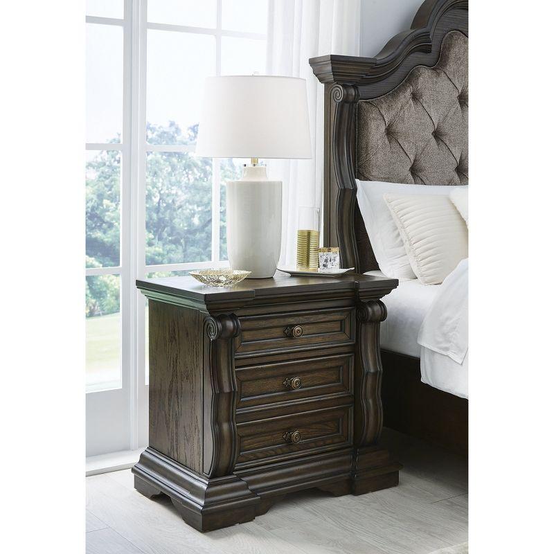 Signature Design by Ashley Maylee 2 Drawer Nightstand with USB Ports, Brown