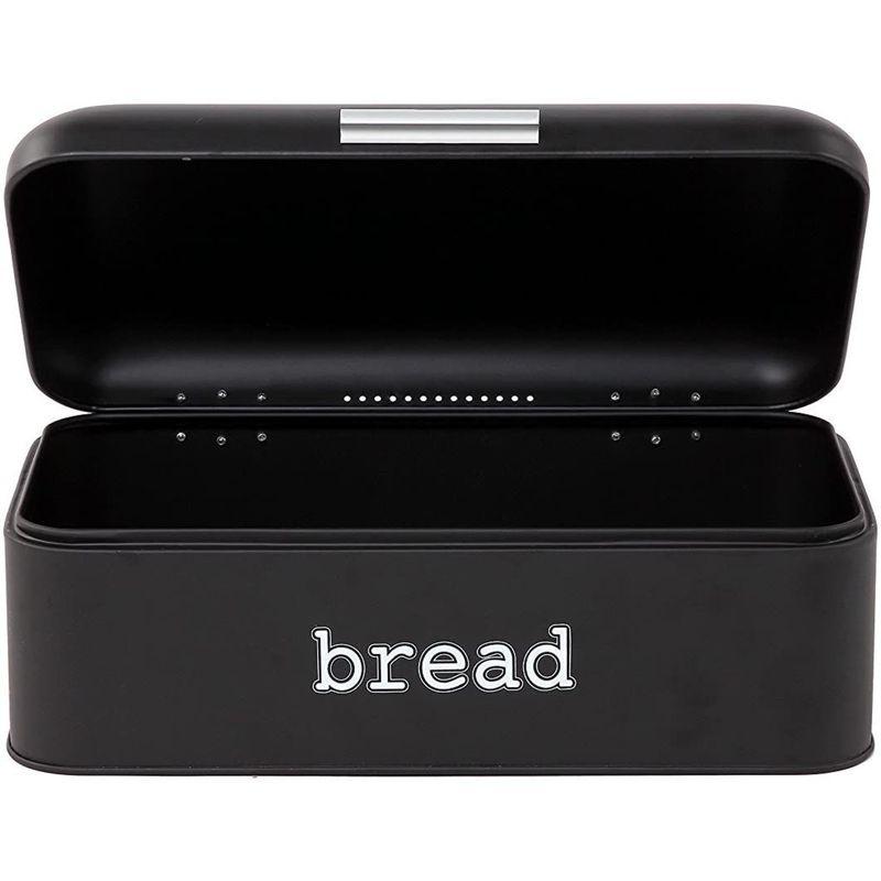 Stainless Steel Bread Box with Air Circulation Holes