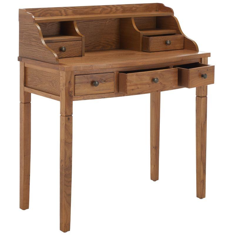 Landon Writing Desk - AMH6516 - Oak - Safavieh Couture