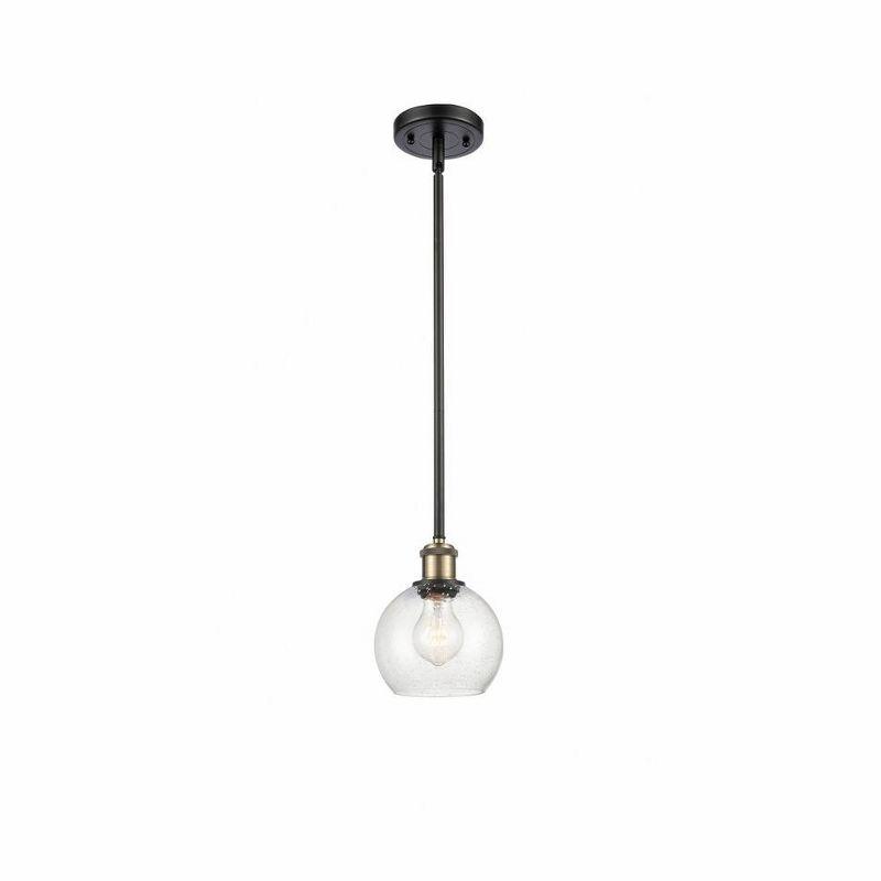 Innovations Lighting Athens 1 - Light Pendant in  Black Antique Brass