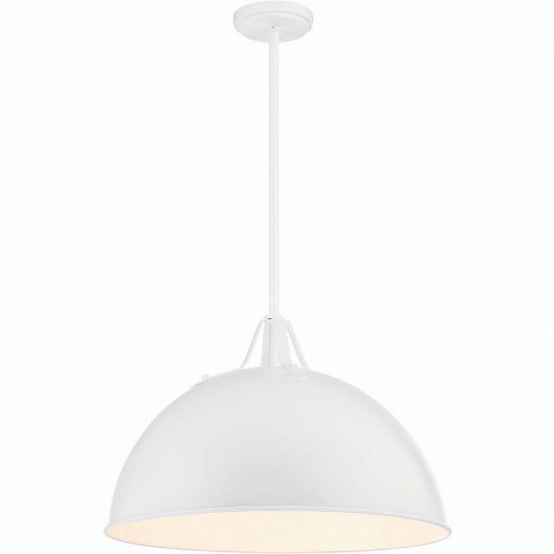 Crystorama Lighting Soto 1 - Light Pendant in  White
