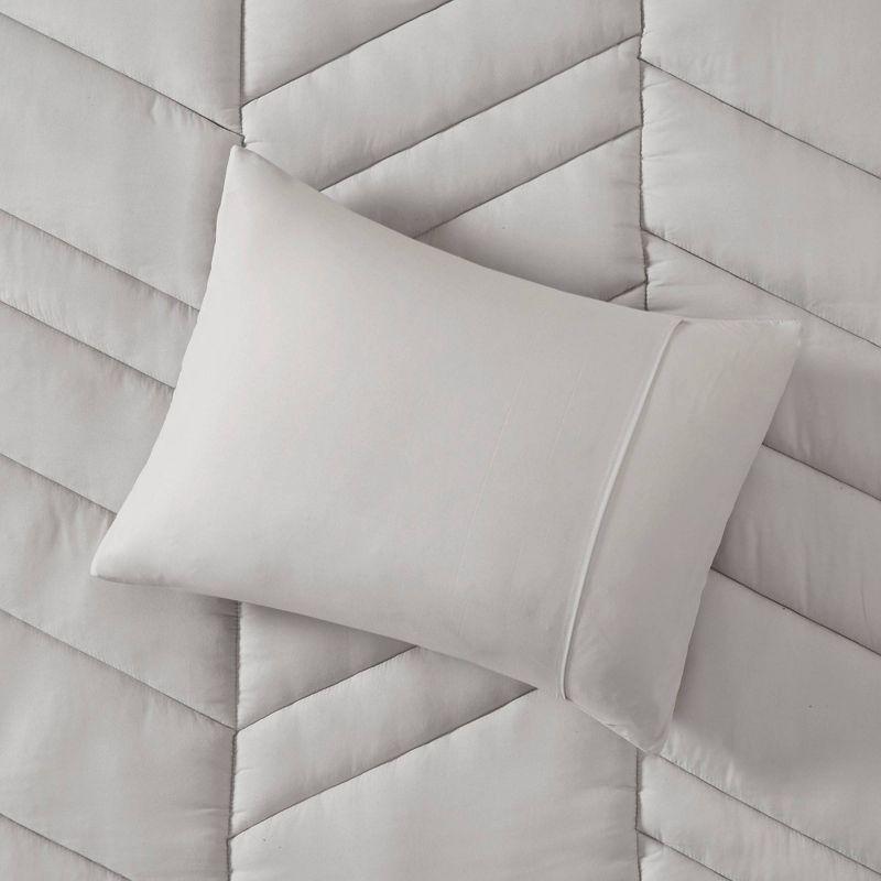 Intelligent Design Remy Quilted Chevron Comforter Set