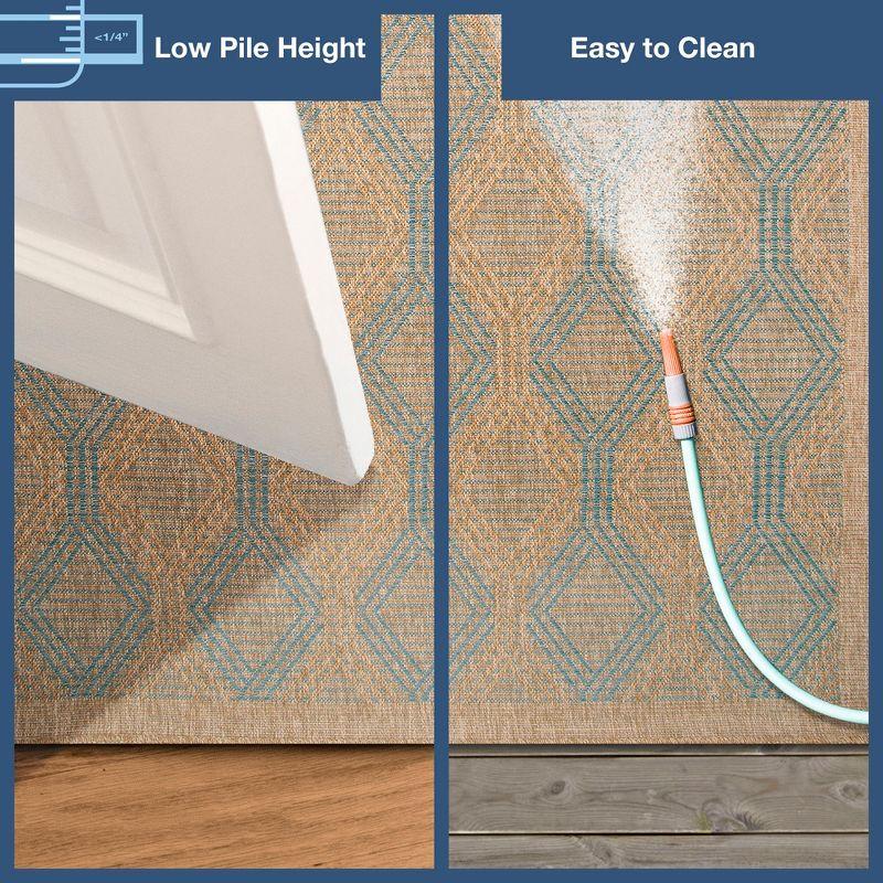 Liora Manne Sahara Links Indoor/Outdoor Rug Aruba 6'6" x 9'4"