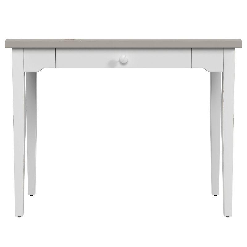 Hillsdale Furniture Clarion Wood Single Drawer Desk: Farmhouse Style, 75lb Capacity