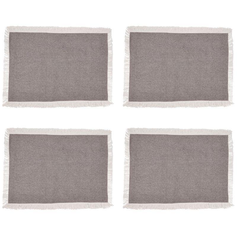 4 Piece Cotton Placemat Set (Set of 4)
