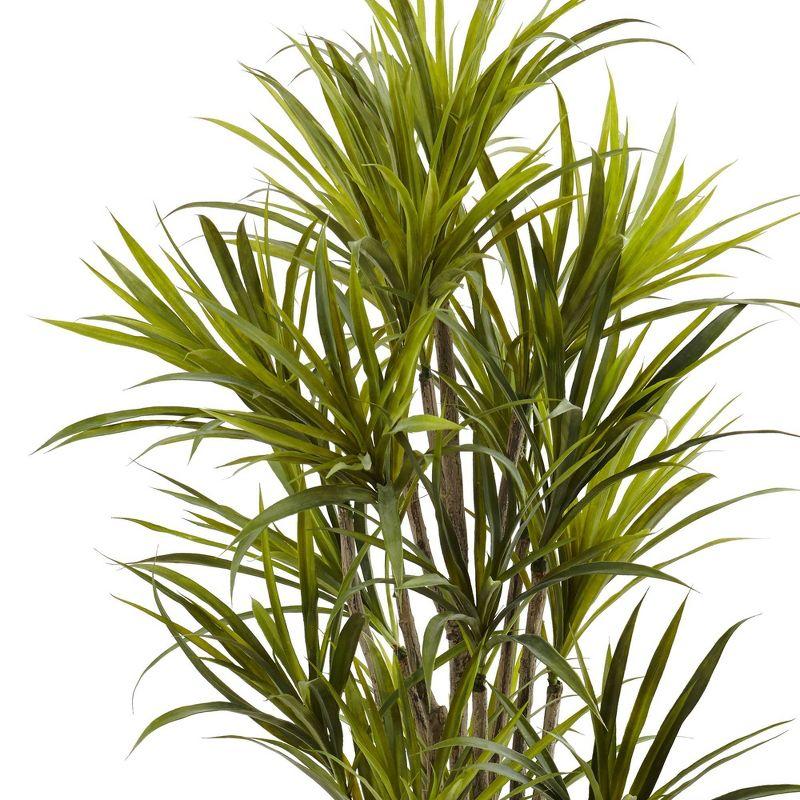 Nearly Natural, Dracaena Silk Tree - (5"): Lush Foliage, Indoor Decor, No Maintenance Required