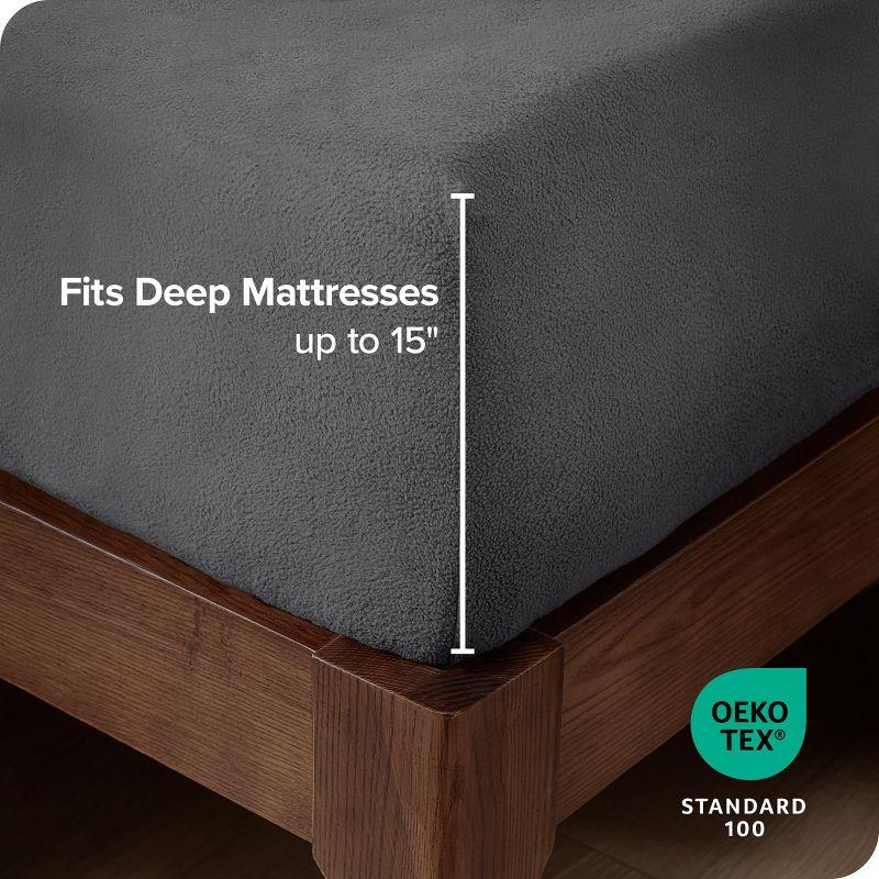 Bare Home Micro Fleece Super Soft Fitted Sheet
