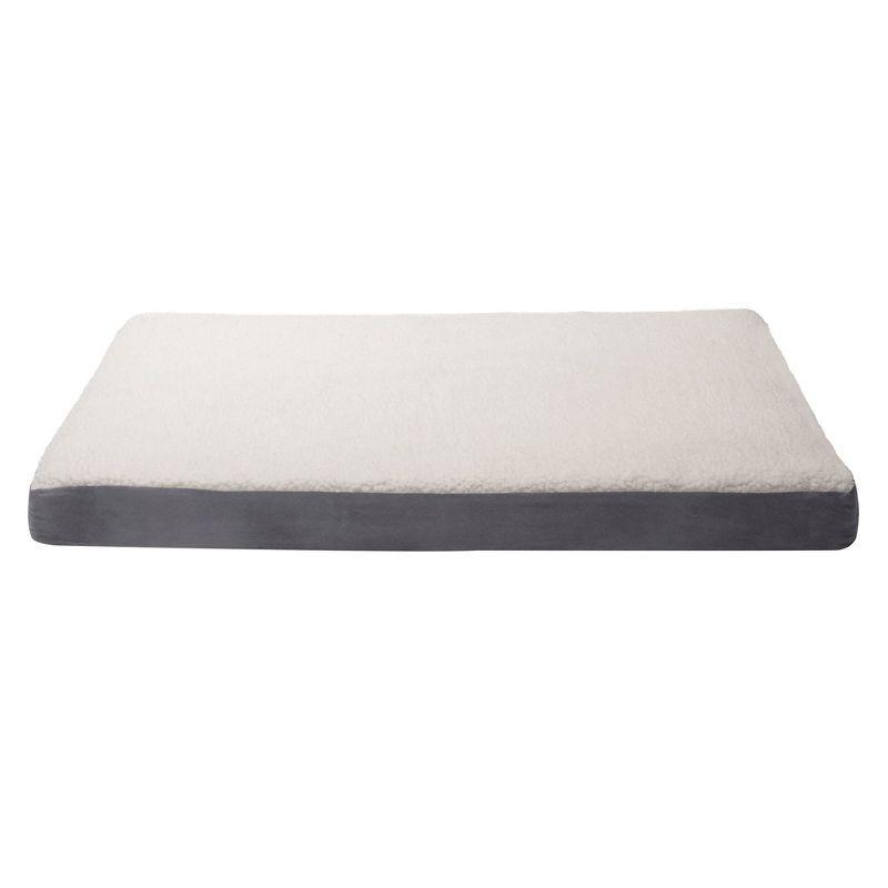 FurHaven Faux Sheepskin & Suede Deluxe Orthopedic Dog Bed