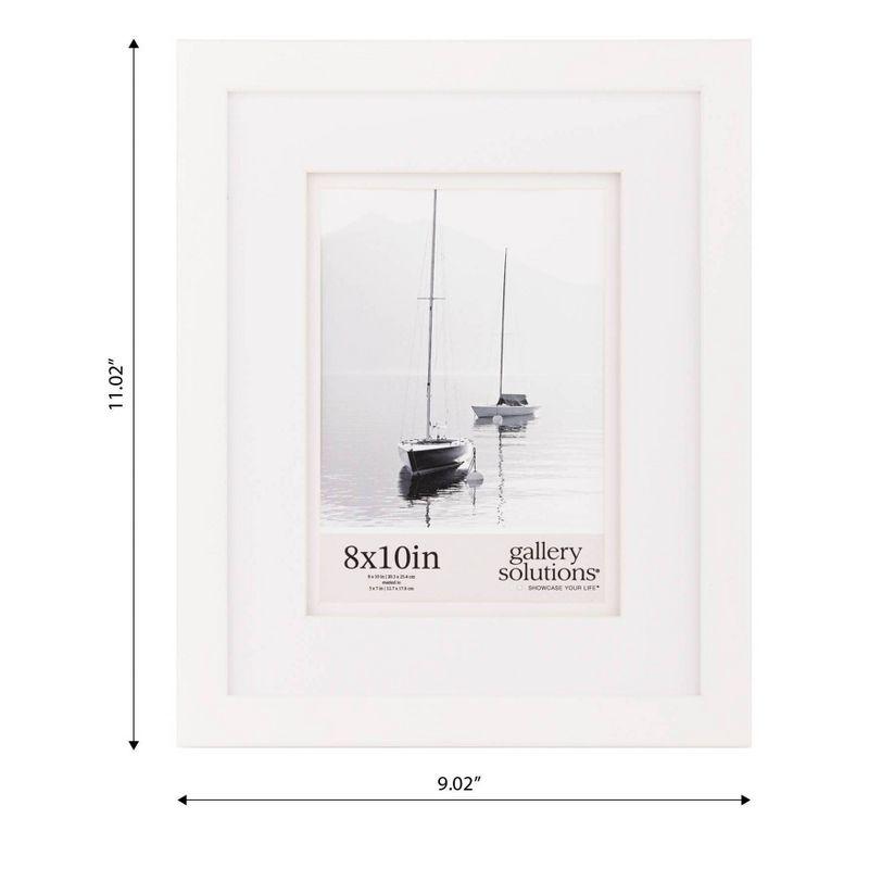 Gallery Solutions Wall Mount Or Tabletop Double Airfloat  Mat Picture Frame