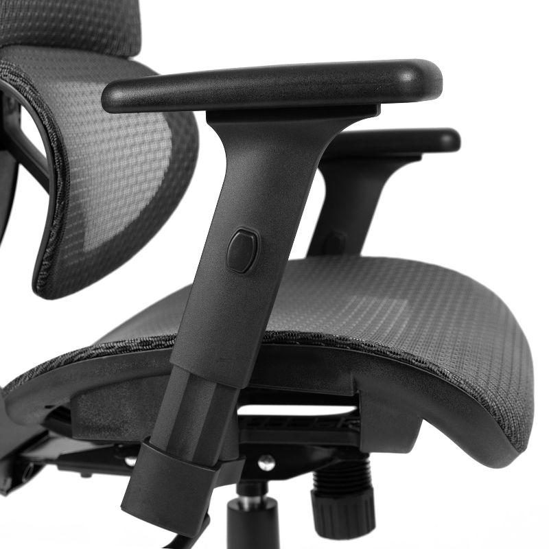 Flash Furniture Ergonomic Mesh Office Chair with 2-to-1 Synchro-Tilt, Adjustable Headrest, Lumbar Support, and Adjustable Pivot Arms