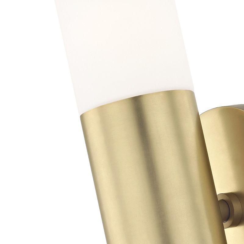 Mitzi Lola 2 - Light Wall Light in  Aged Brass Opal Matte Shade