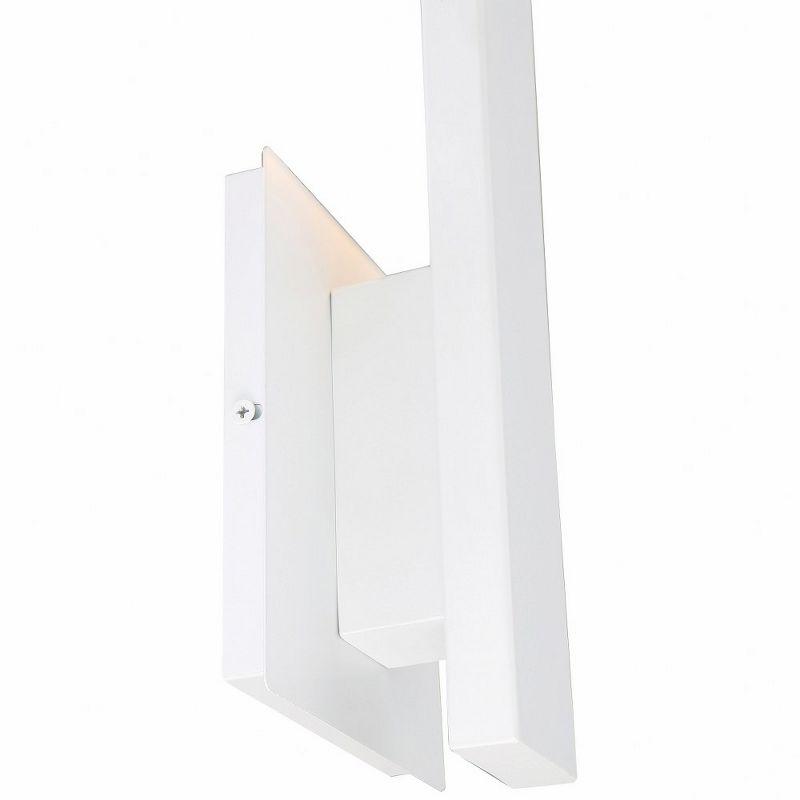 Haus White Acrylic Dimmable LED Wall Sconce