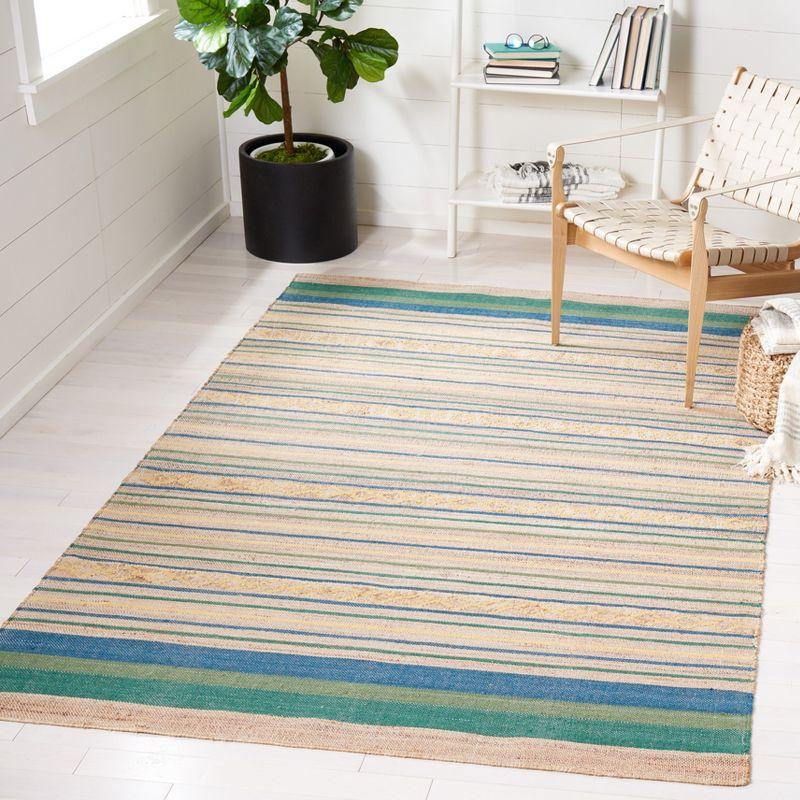 Bohemian Nomad Handwoven Wool-Cotton Blend Area Rug - 9' x 12'