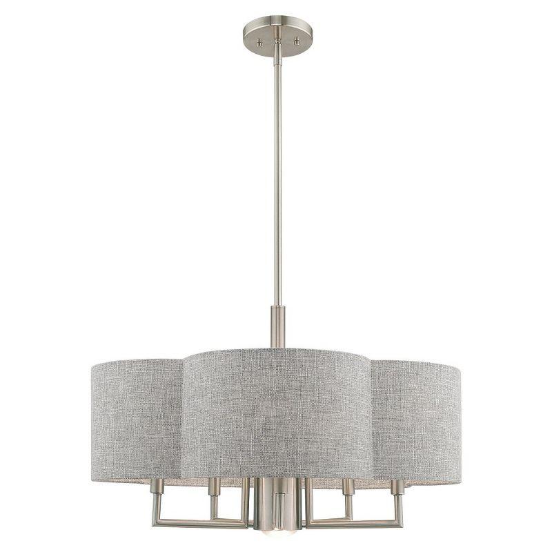Livex Lighting Kalmar 5 - Light Chandelier in  Brushed Nickel