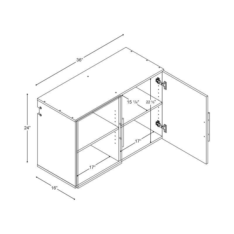 Aymir Single Storage Cabinet ( 24'' H x 36'' W x 16'' D)