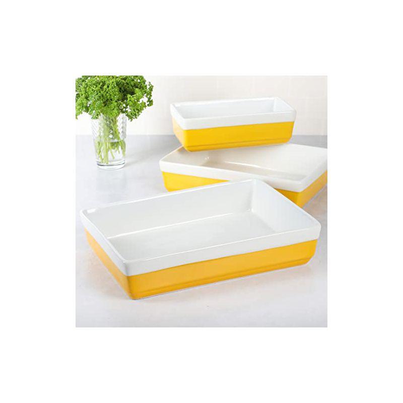 Martha Stewart 3 Piece Stoneware Bakeware Set