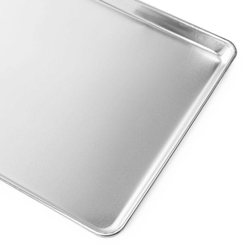 GRIDMANN Commercial Grade Aluminium Cookie Sheet Baking Tray - 6 Pans