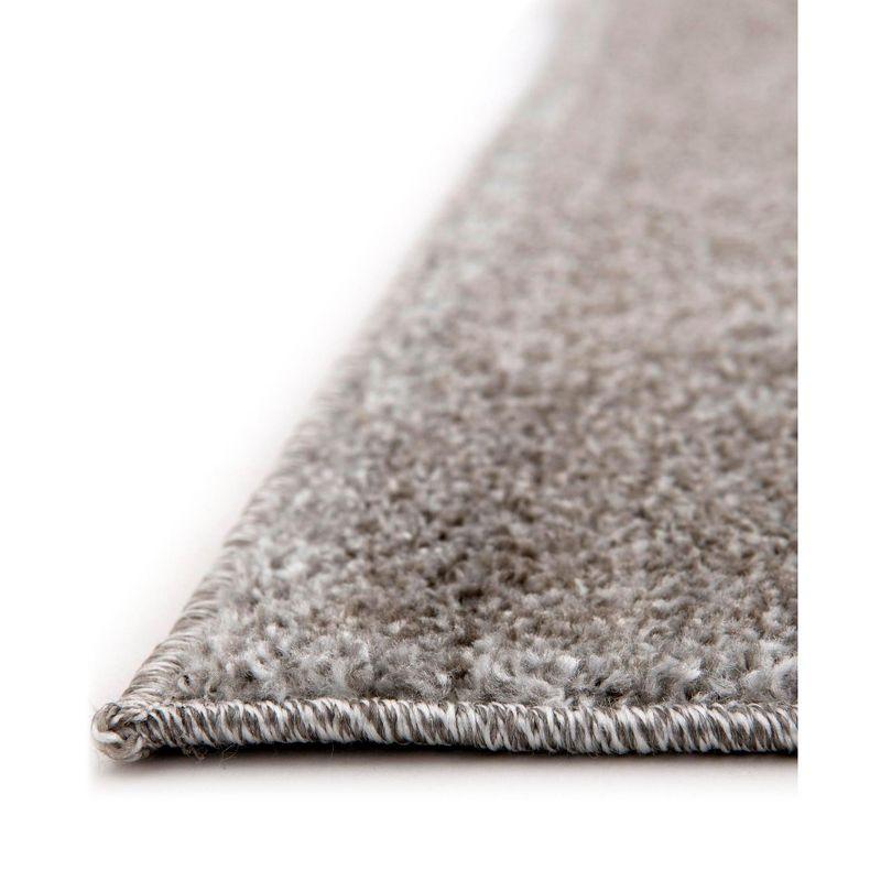 Unique Loom 5' 3 x 8' 0 Light Gray La Jolla Floral Area Rug