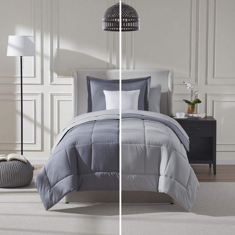 Nestl Bed-in-A-Bag Reversible Comforter Set with Bed Sheets