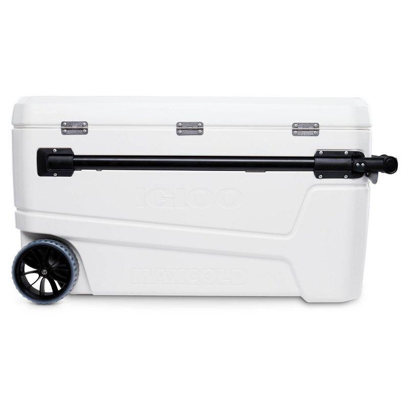 Igloo Glide Pro Hard Sided 110qt Portable Cooler - White