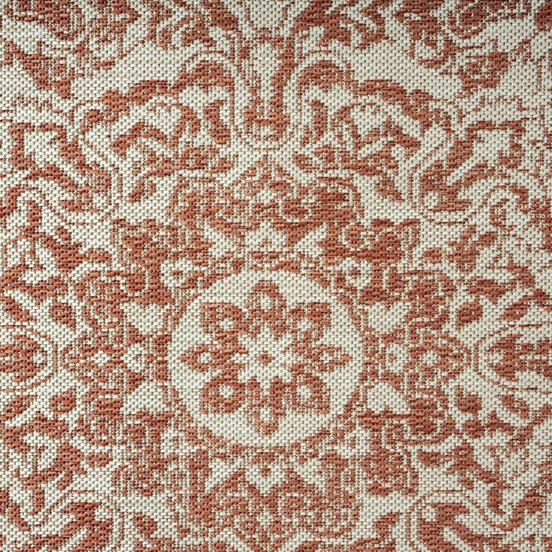 Terracotta Medallion 8' x 10' Indoor/Outdoor Synthetic Area Rug