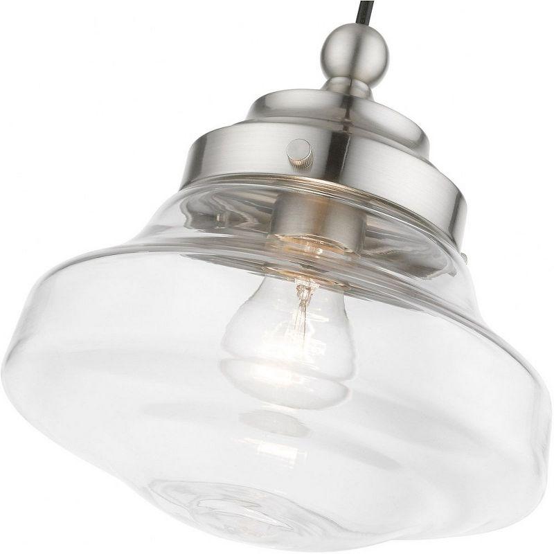 Livex Lighting Avondale 1 - Light Pendant in  Brushed Nickel