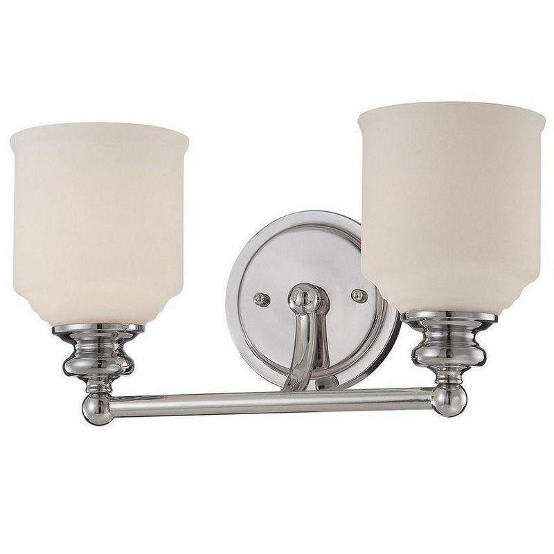 Savoy House Melrose 2 - Light Vanity in  Polished Chrome